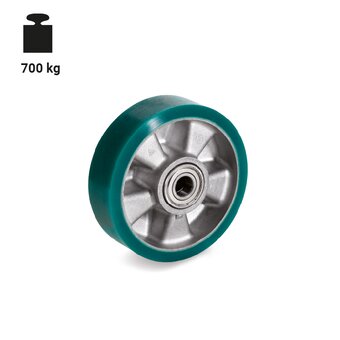 TR-62BS-W-TR-Roll wielen van polyurethaan